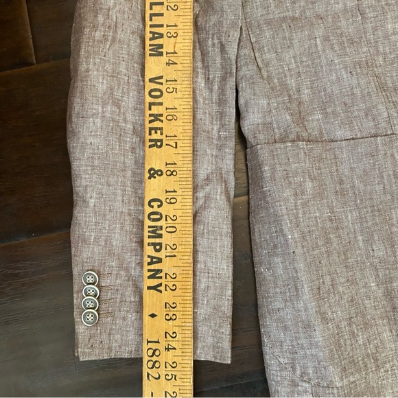 New Tailorbyrd 100% linen 2 button slim fit sports coat men’s size 42R - Picture 10 of 11